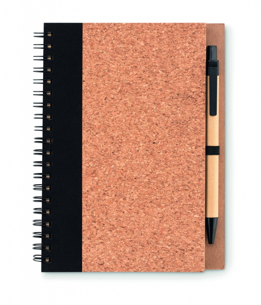 Logotrade promotional product image of: Cork notebook with pen