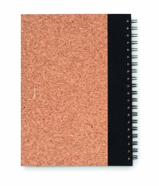 Logo trade promotional giveaway photo of: Cork notebook with pen