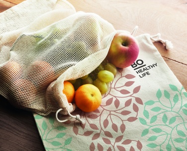 Logo trade corporate gifts picture of: 140gr/m²cotton food bag