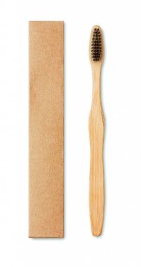 Logotrade corporate gift picture of: Bamboo toothbrush in Kraft box