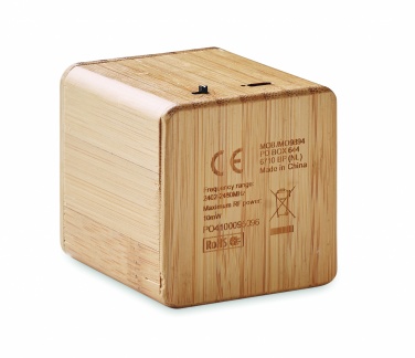 Logotrade promotional product picture of: Bamboo wireless speaker