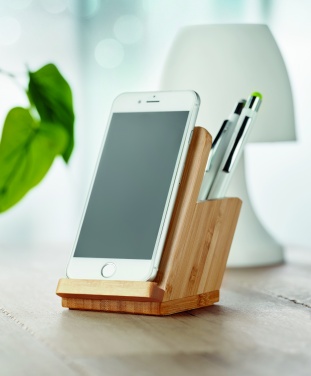 Logo trade promotional gifts picture of: Wireless charger pen holder 5W