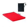 RPET sports towel and pouch, Red