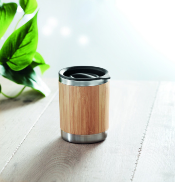 Logotrade promotional merchandise image of: Tumbler in bamboo cover 250ml