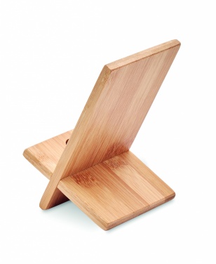 Logotrade advertising product picture of: Bamboo phone stand/ holder