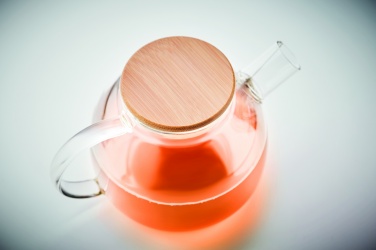 Logo trade business gifts image of: Teapot borosilicate glass 850ml