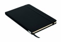 A5 RPET notebook 80 lined, Black