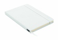 A5 RPET notebook 80 lined, White