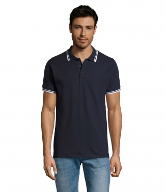 Logo trade corporate gifts picture of: PASADENA men polo 200g