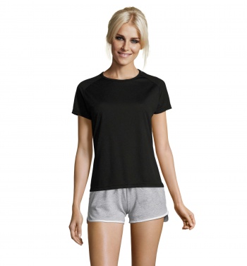 Logo trade promotional merchandise photo of: SPORTY WOMEN T-SHIRT POLYES