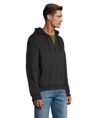 Logo trade corporate gifts image of: SPIKE MEN ZIP HOODIE SWEAT