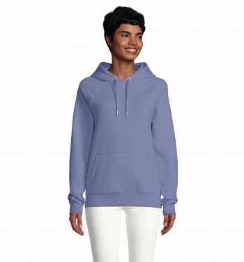 Logo trade promotional merchandise image of: STELLAR Unisex Hooded Sweat