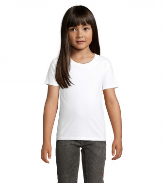 Logo trade promotional giveaways image of: PIONEER KIDS T-SHIRTORGANIC