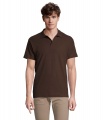 SPRING II MEN Polo 210g, Chocolate