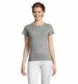 MISS WOMEN T-SHIRT 150g, Grey Melange