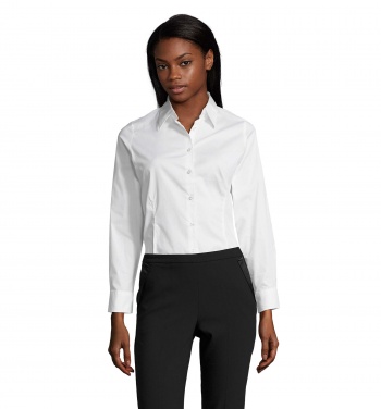 Logo trade corporate gifts image of: EDEN women shirt 140g