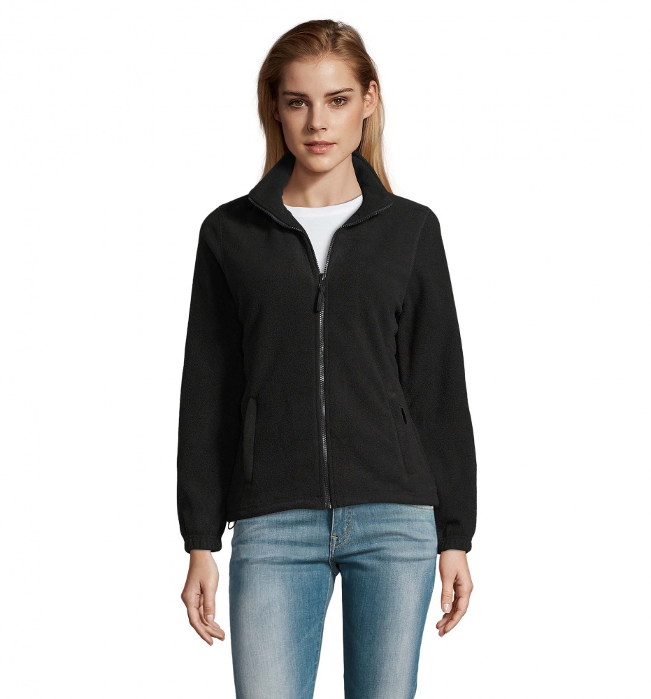 Logo trade promotional products image of: NORTH WOMEN ZIPPED FLEECE