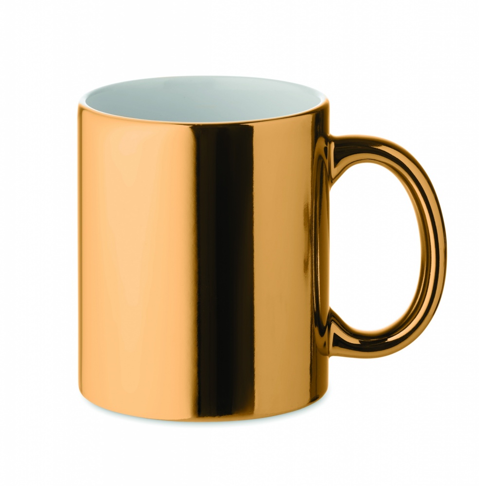 Logo trade promotional merchandise photo of: Ceramic mug metallic 300 ml