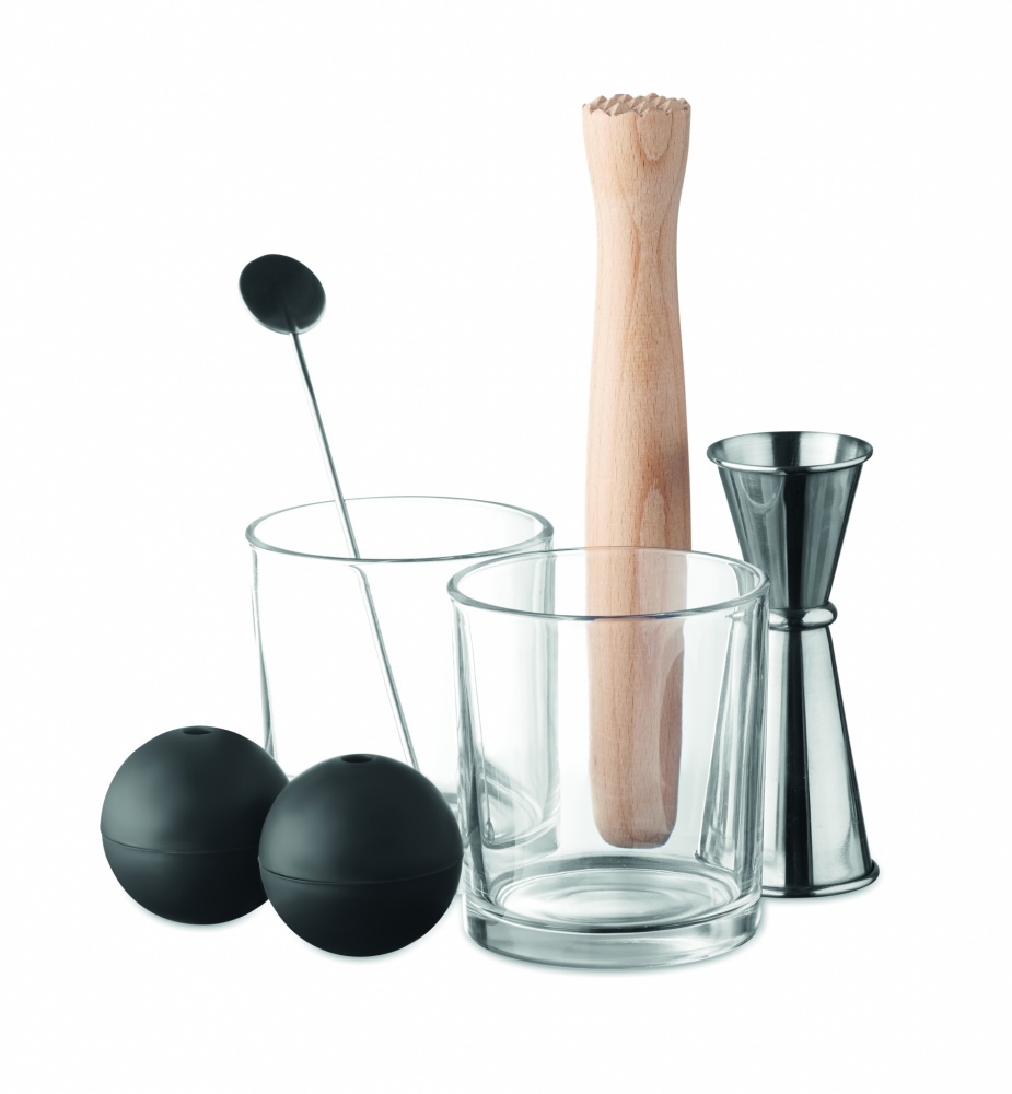 Logotrade business gift image of: Set of 7 pieces cocktail set