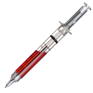 Logo trade business gifts image of: Plastic ballpen INJECTION