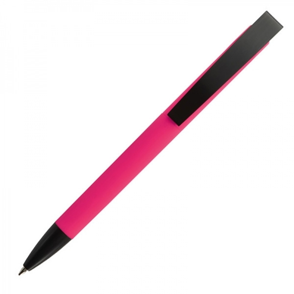 Logotrade advertising product image of: Metal ballpen soft touch BRESCIA