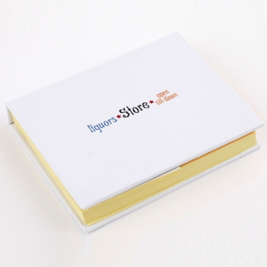 Logo trade corporate gifts image of: Adhesive notepad PALMA