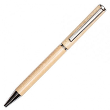 Logo trade corporate gifts image of: Wooden ballpen HEYWOOD