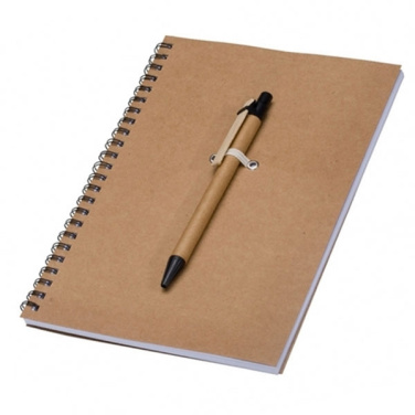 Logo trade corporate gifts image of: A5 ECO Notepad KENTWOOD