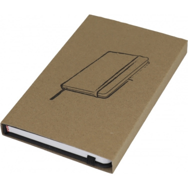 Logo trade advertising products image of: A6 note book LUBECK