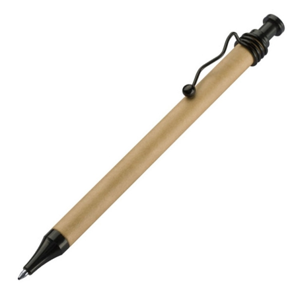 Logotrade promotional item picture of: Cardboard ballpen CRAMLINGTON