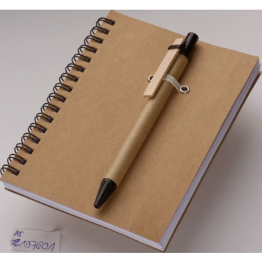 Logo trade advertising products image of: A6 ECO Notepad KEYSTONE