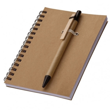 Logo trade promotional items picture of: A6 ECO Notepad KEYSTONE