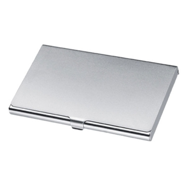 Logotrade promotional merchandise picture of: Metal business card holder CORNWALL