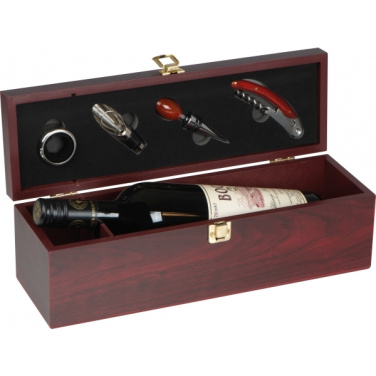 Logo trade promotional merchandise photo of: Wine box JESOLO