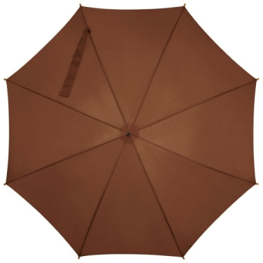 Logo trade promotional gift photo of: Wooden automatic umbrella NANCY