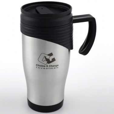 Logotrade promotional item picture of: Stainless steel thermo cup EL PASO 400 ml