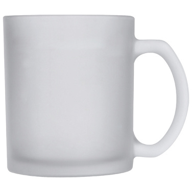 Logotrade promotional product image of: Glass coffee mug GENEVA 300 ml