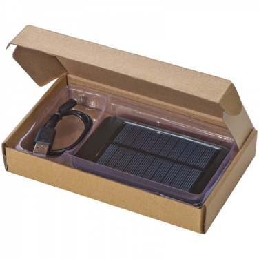 Logo trade promotional items picture of: Solar power bank PHILADELPHIA