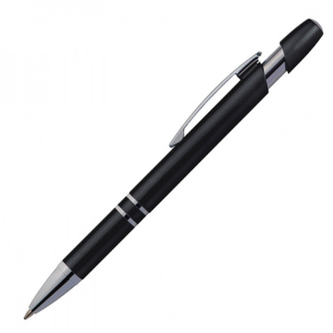 Logo trade promotional merchandise image of: Plastic ballpen EPPING