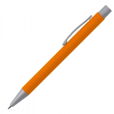 Logo trade business gifts image of: Metal ballpen soft touch ABU DHABI