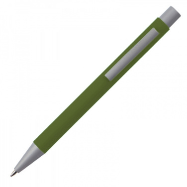 Logo trade corporate gifts picture of: Metal ballpen soft touch ABU DHABI