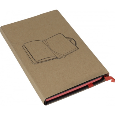 Logo trade promotional gifts image of: Notebook A6 ROSTOCK