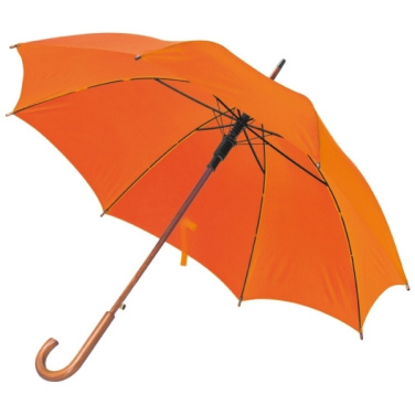 Logotrade promotional gift image of: Wooden automatic umbrella NANCY