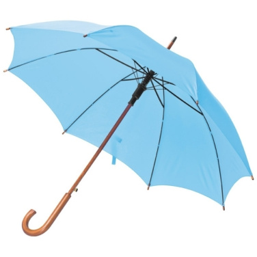 Logotrade promotional giveaways photo of: Wooden automatic umbrella NANCY