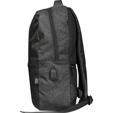 Logo trade promotional product photo of: rPET backpack RIMINI