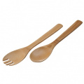 Bamboo salad servers CAPUA, brown