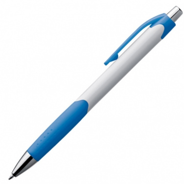 Logo trade promotional giveaways image of: Plastic ballpen MAO