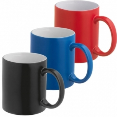 Logo trade promotional items image of: Ceramic cup LISSABON 300 ml