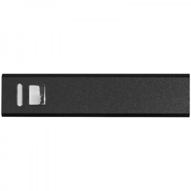 Logo trade promotional items image of: Metal power bank PORT HOPE 2200mAh