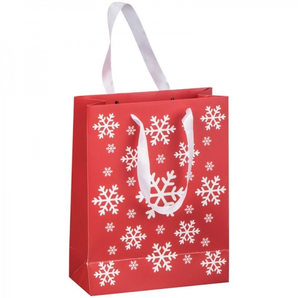 Logotrade advertising products photo of: Small Christmas paper bag BASEL